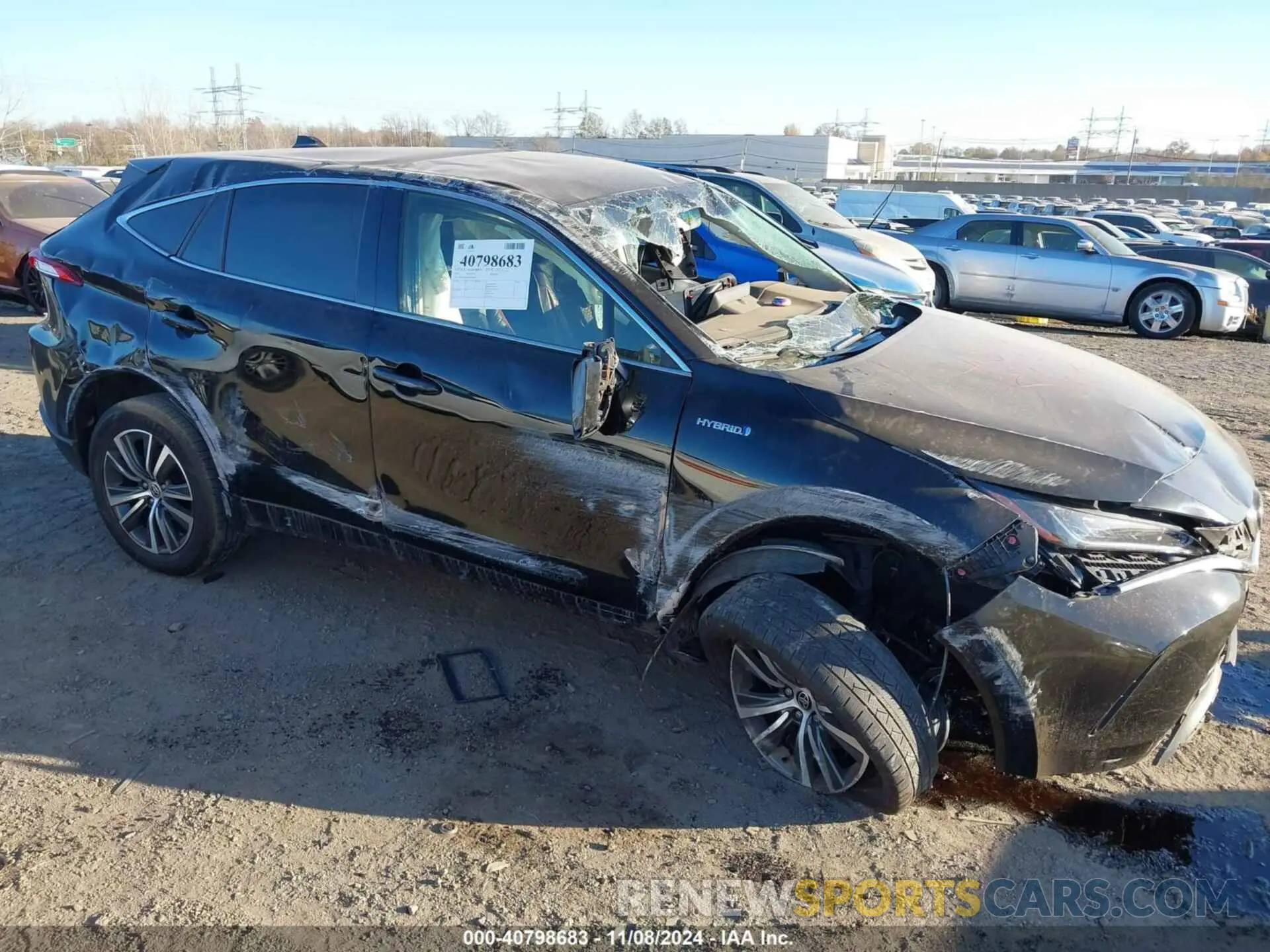21 Photograph of a damaged car JTEAAAAH2MJ070929 TOYOTA VENZA 2021