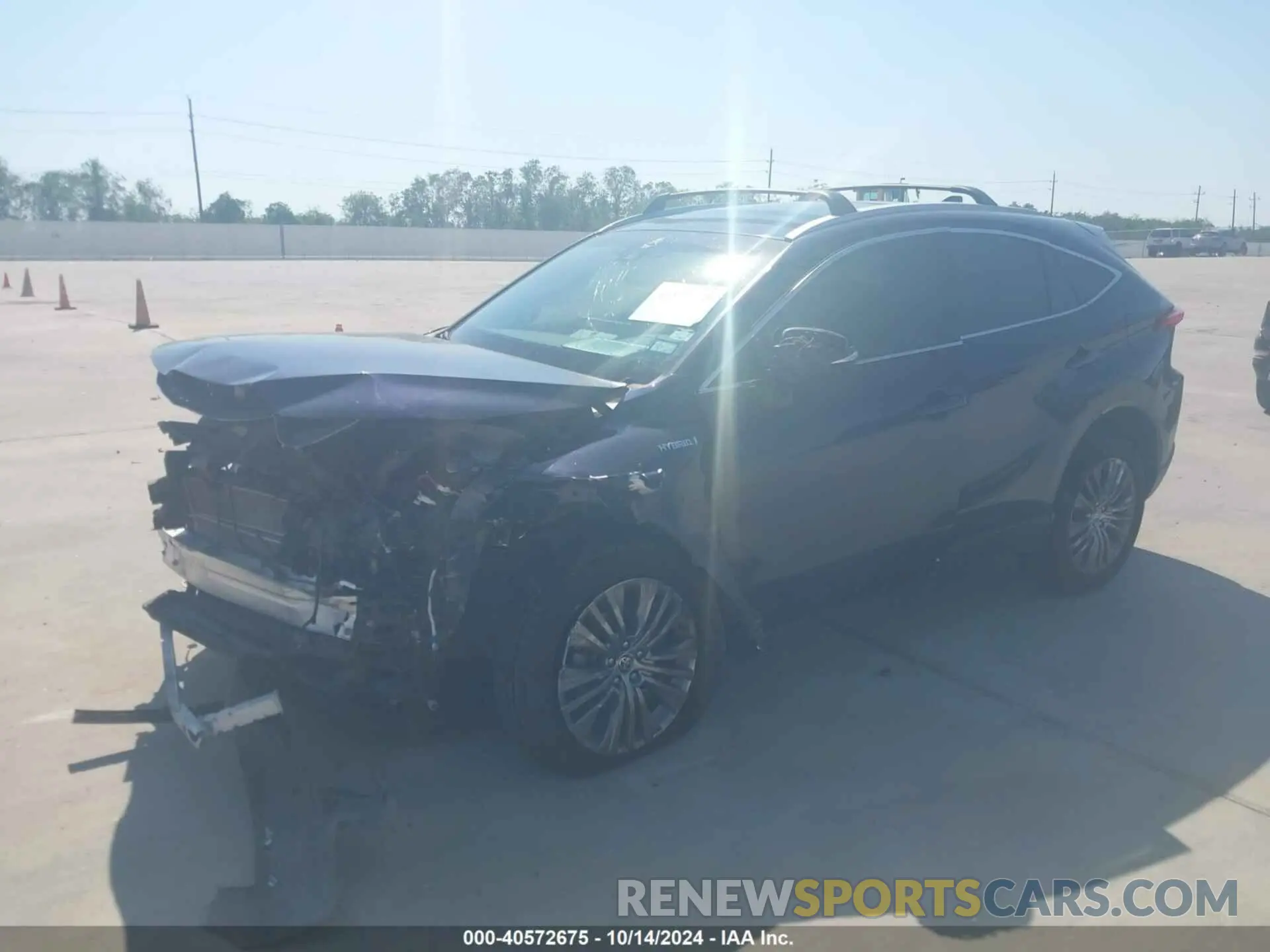 2 Photograph of a damaged car JTEAAAAH2MJ075001 TOYOTA VENZA 2021