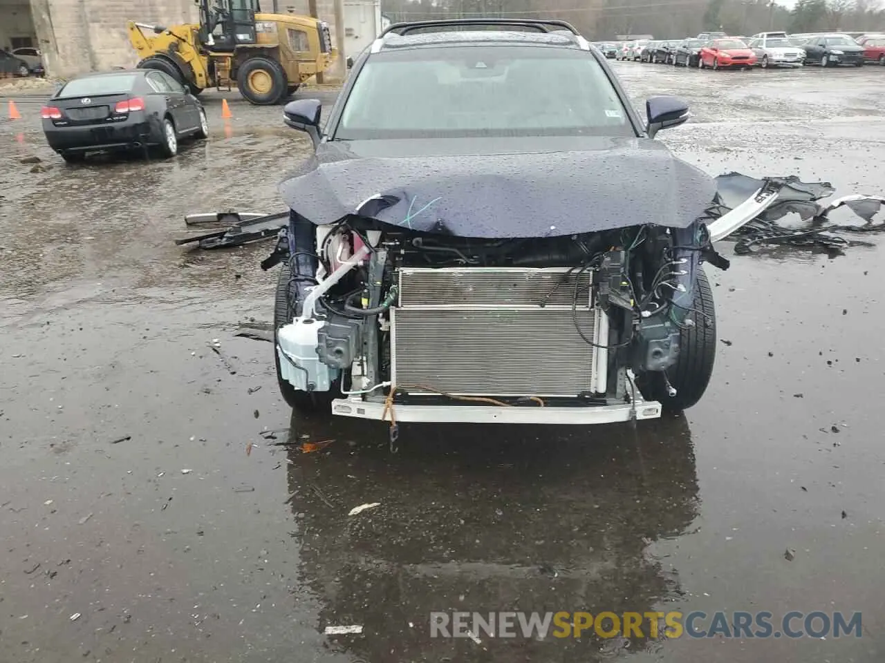 9 Photograph of a damaged car JTEAAAAH2MJ083034 TOYOTA VENZA 2021