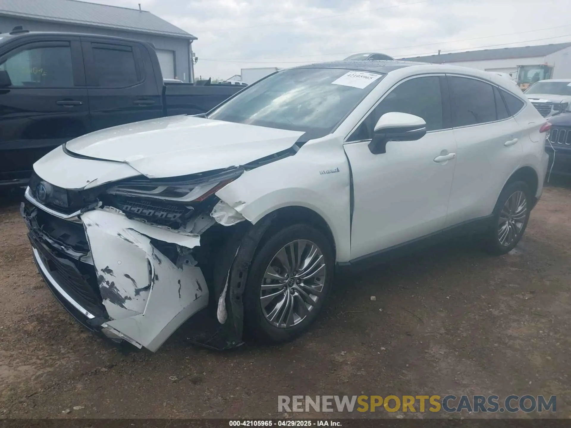 2 Photograph of a damaged car JTEAAAAH2MJ084510 TOYOTA VENZA 2021