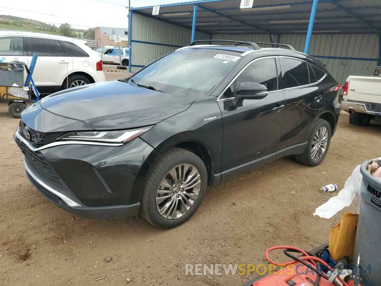 1 Photograph of a damaged car JTEAAAAH3MJ019312 TOYOTA VENZA 2021