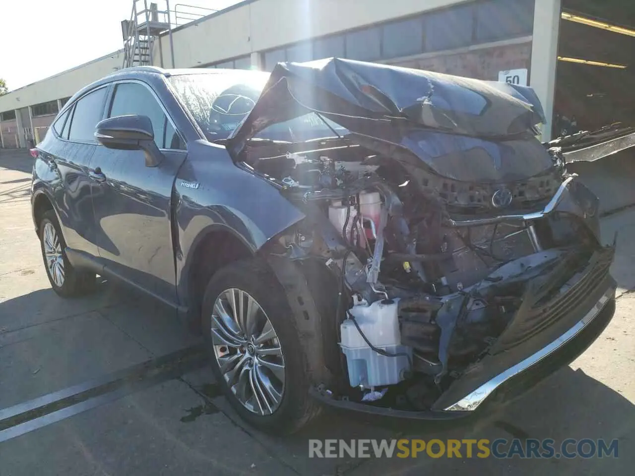 1 Photograph of a damaged car JTEAAAAH3MJ023392 TOYOTA VENZA 2021