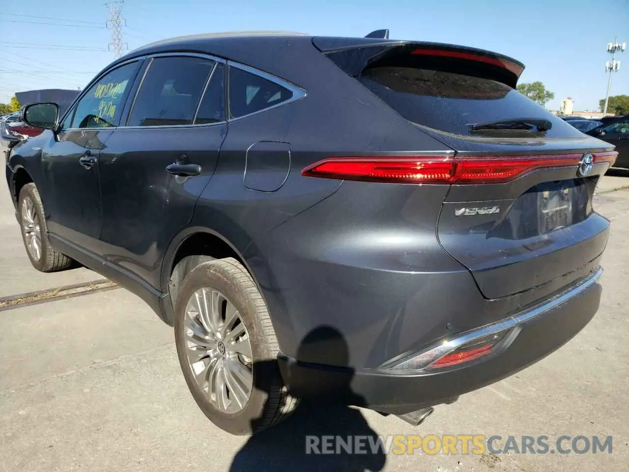 3 Photograph of a damaged car JTEAAAAH3MJ023392 TOYOTA VENZA 2021