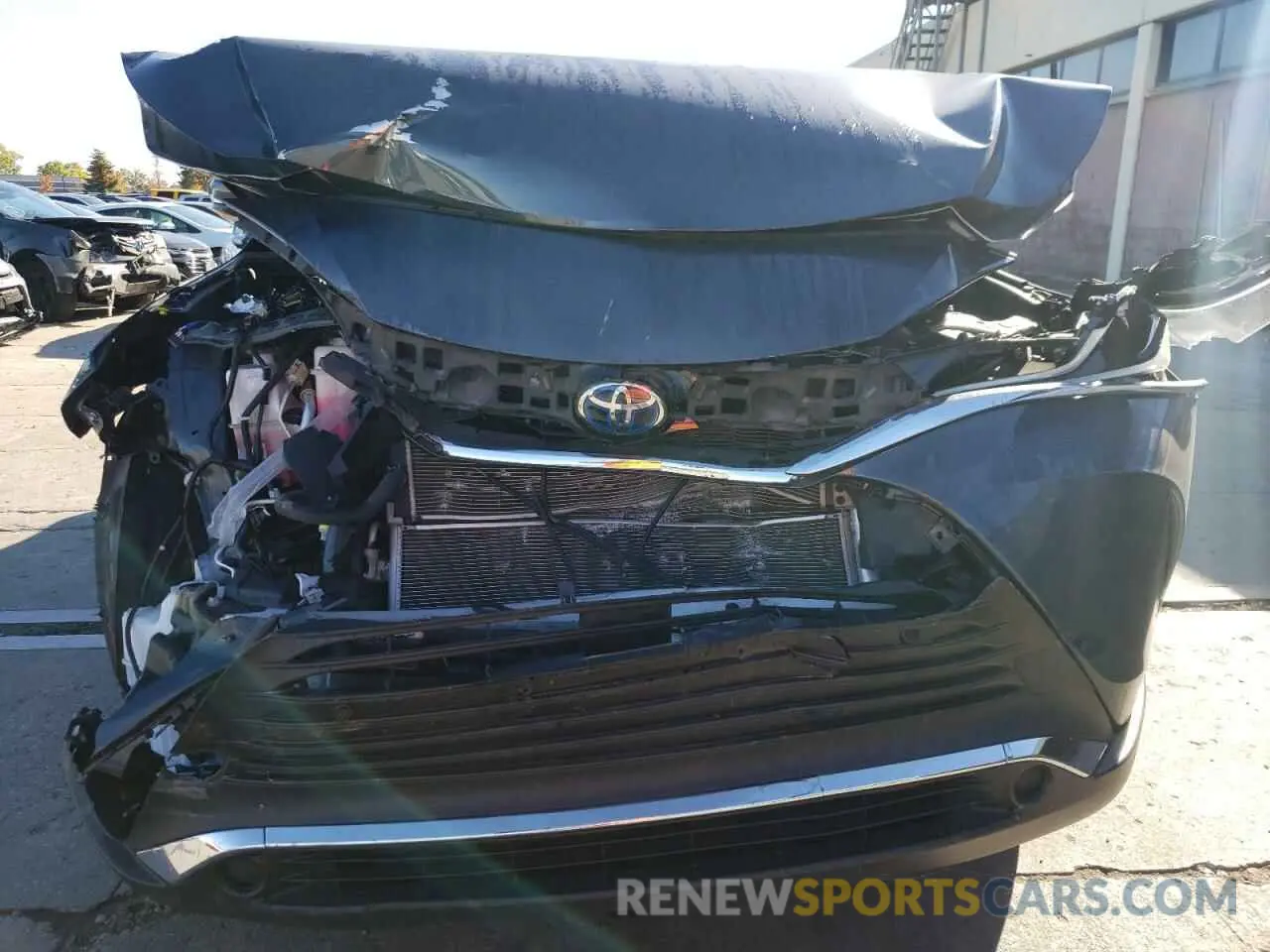 9 Photograph of a damaged car JTEAAAAH3MJ023392 TOYOTA VENZA 2021