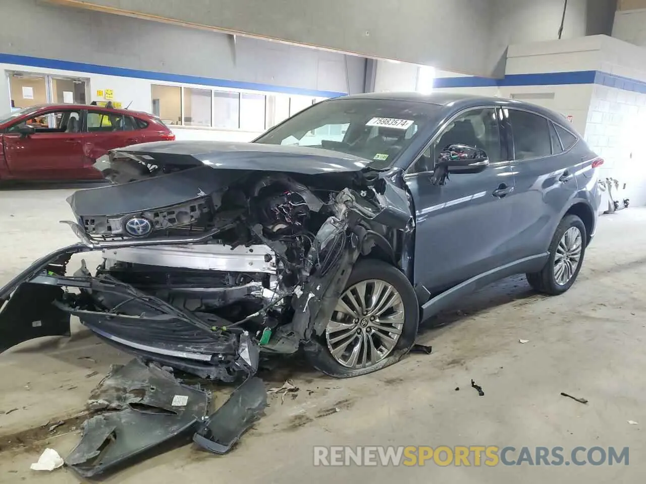 1 Photograph of a damaged car JTEAAAAH3MJ034876 TOYOTA VENZA 2021