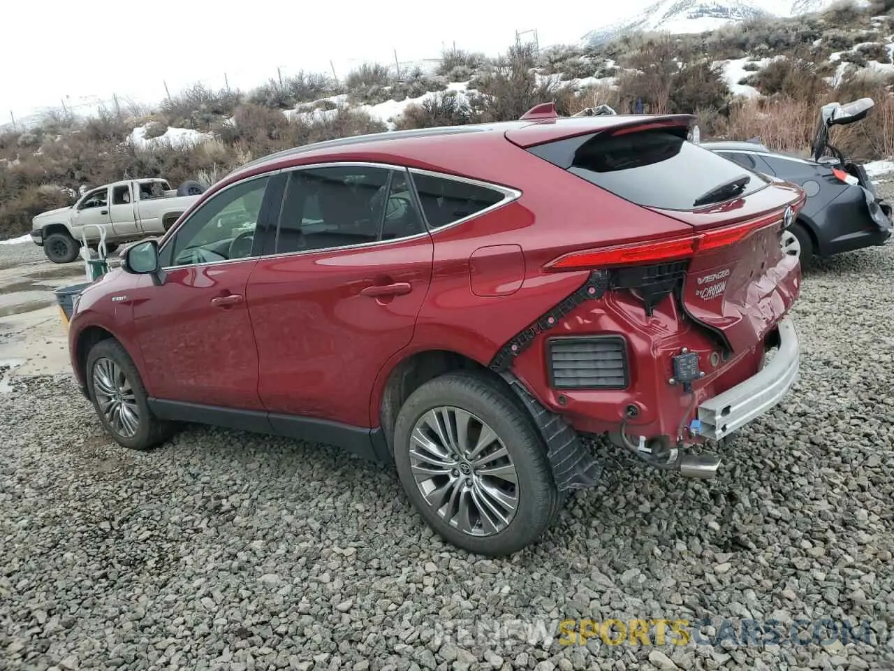 2 Фотография поврежденного автомобиля JTEAAAAH3MJ036207 TOYOTA VENZA 2021