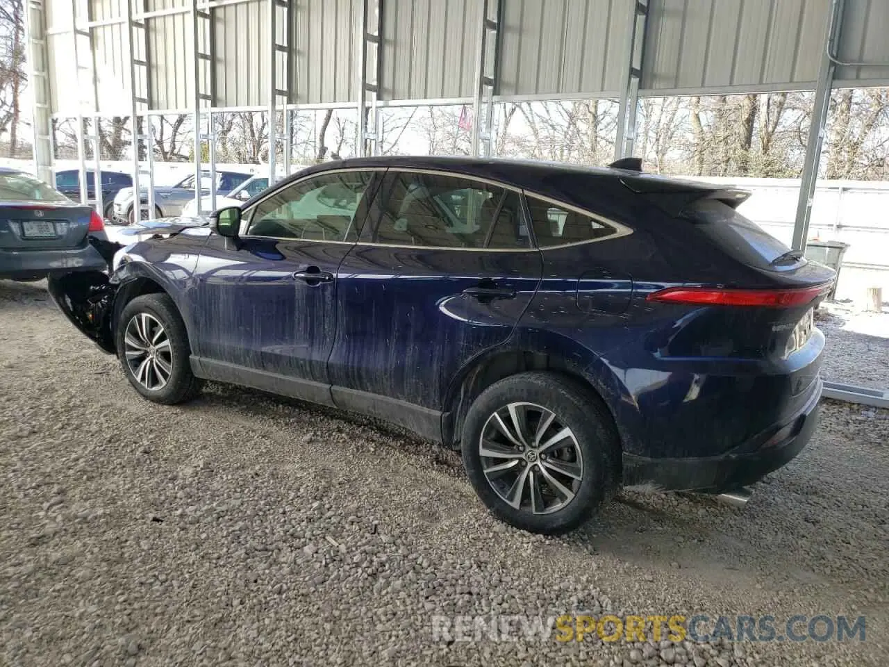 2 Photograph of a damaged car JTEAAAAH3MJ044484 TOYOTA VENZA 2021