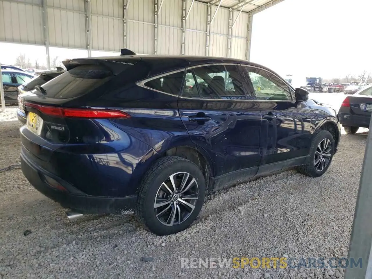 3 Photograph of a damaged car JTEAAAAH3MJ044484 TOYOTA VENZA 2021