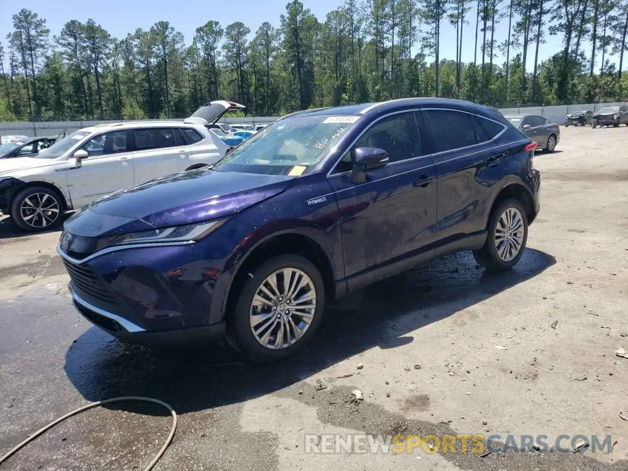 1 Photograph of a damaged car JTEAAAAH3MJ072821 TOYOTA VENZA 2021