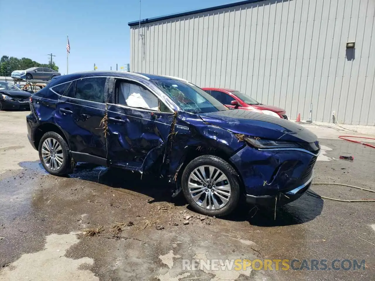 4 Photograph of a damaged car JTEAAAAH3MJ072821 TOYOTA VENZA 2021