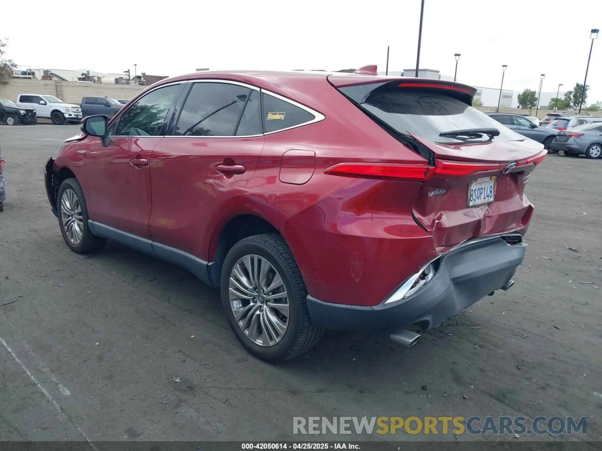3 Photograph of a damaged car JTEAAAAH4MJ004978 TOYOTA VENZA 2021