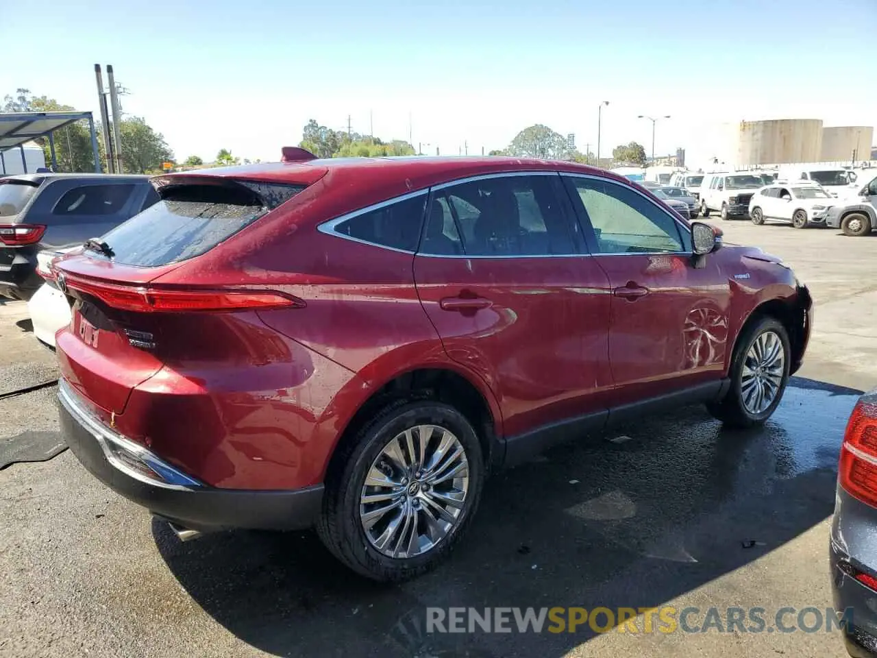 3 Фотография поврежденного автомобиля JTEAAAAH4MJ050181 TOYOTA VENZA 2021