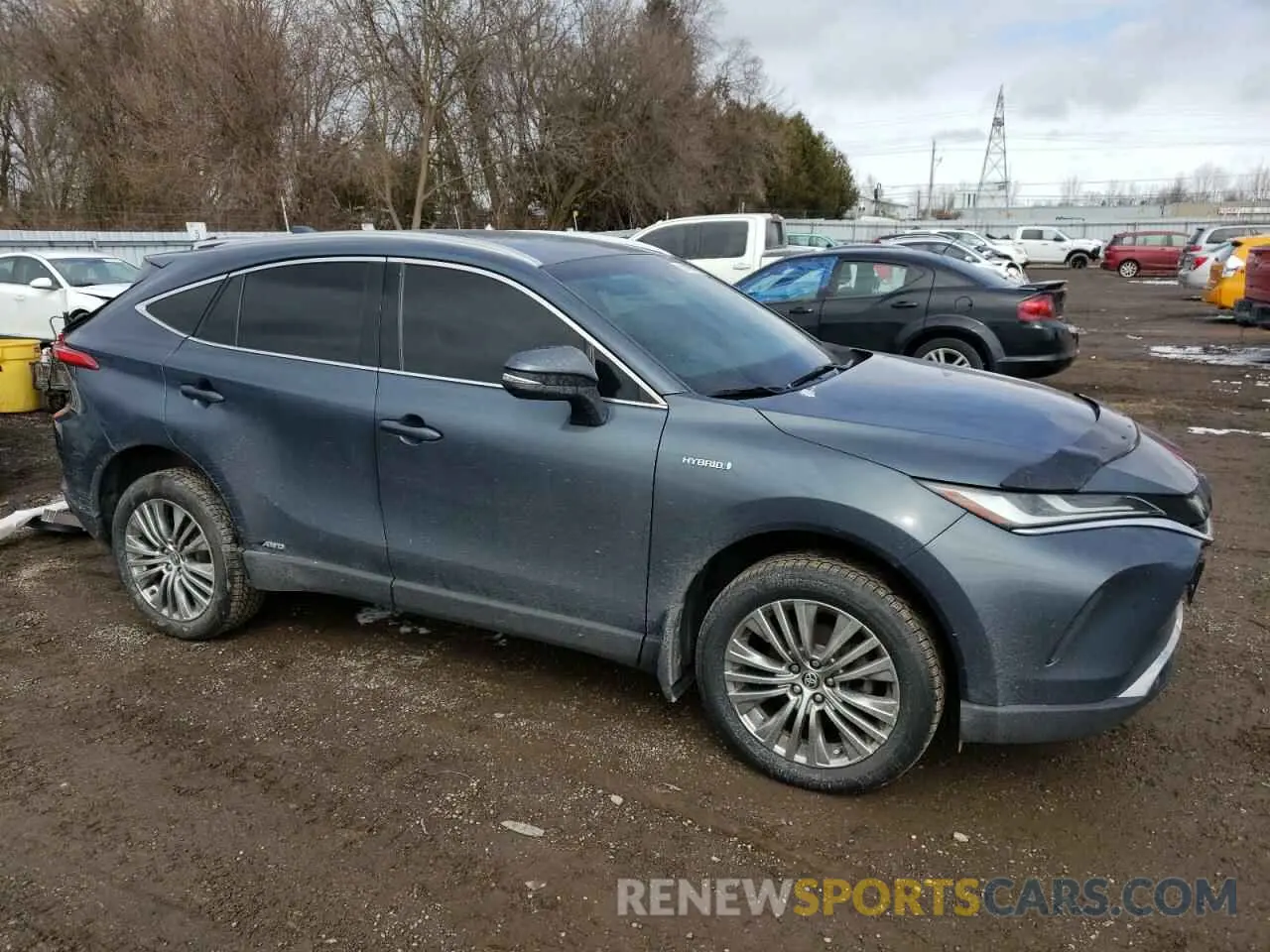 4 Photograph of a damaged car JTEAAAAH4MJ052397 TOYOTA VENZA 2021