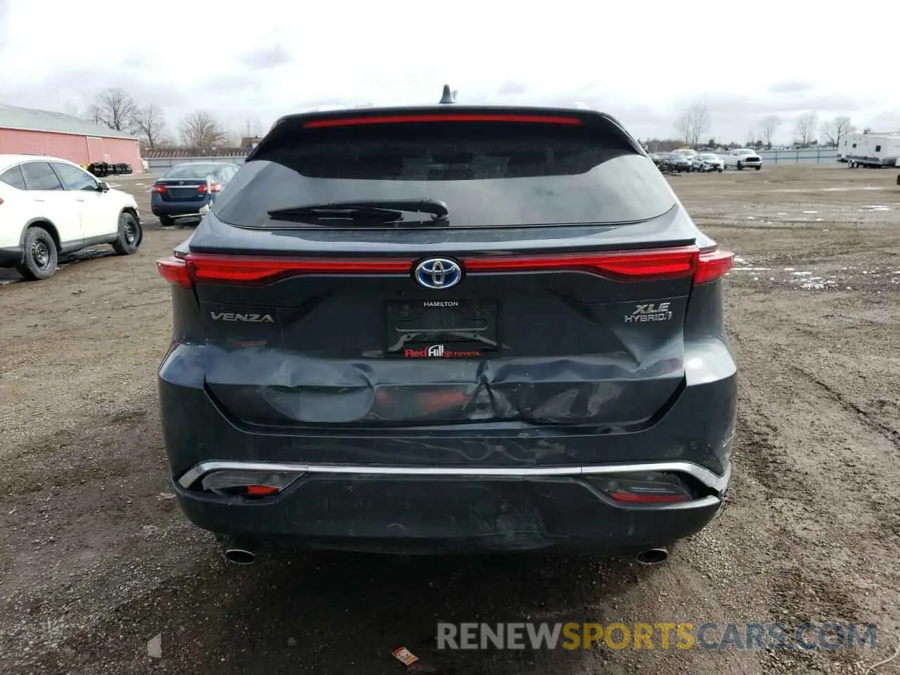 6 Photograph of a damaged car JTEAAAAH4MJ052397 TOYOTA VENZA 2021