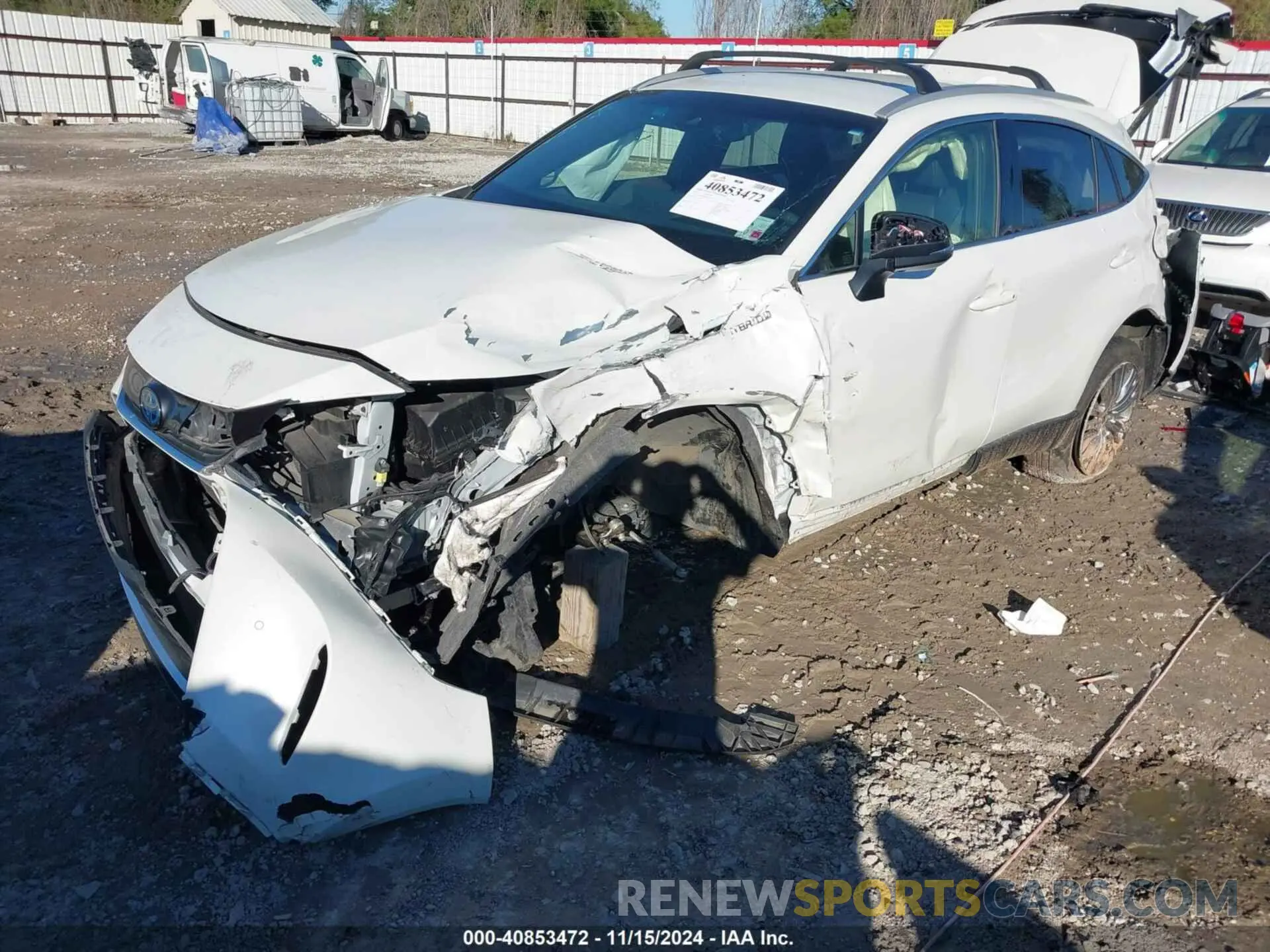 2 Photograph of a damaged car JTEAAAAH4MJ054716 TOYOTA VENZA 2021