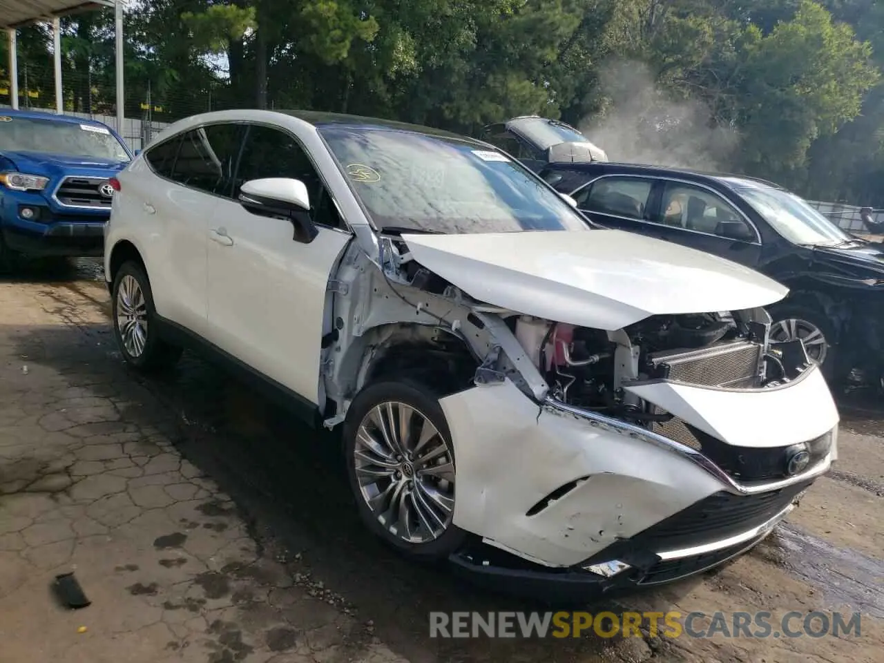 1 Photograph of a damaged car JTEAAAAH4MJ058412 TOYOTA VENZA 2021