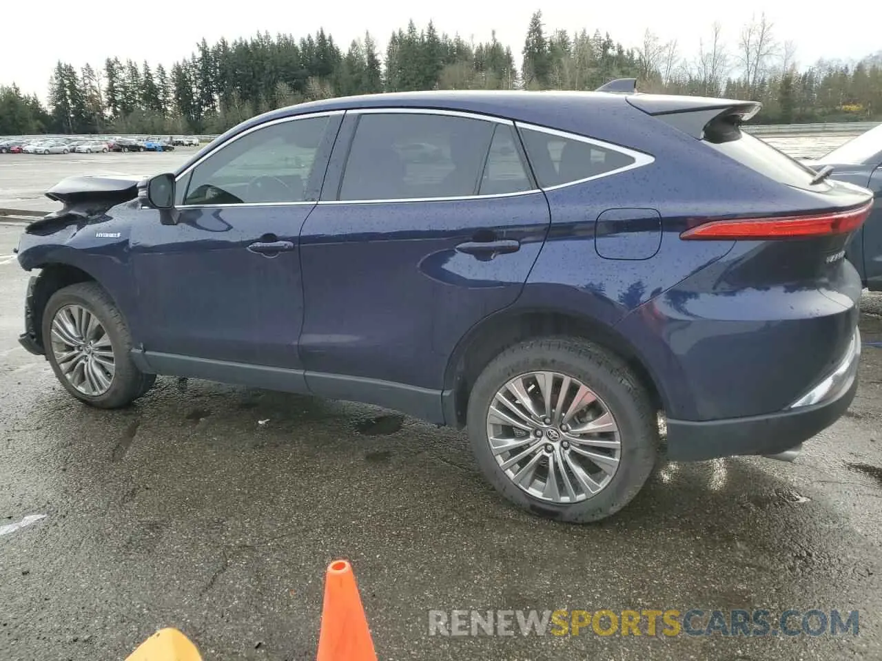 2 Photograph of a damaged car JTEAAAAH4MJ064565 TOYOTA VENZA 2021