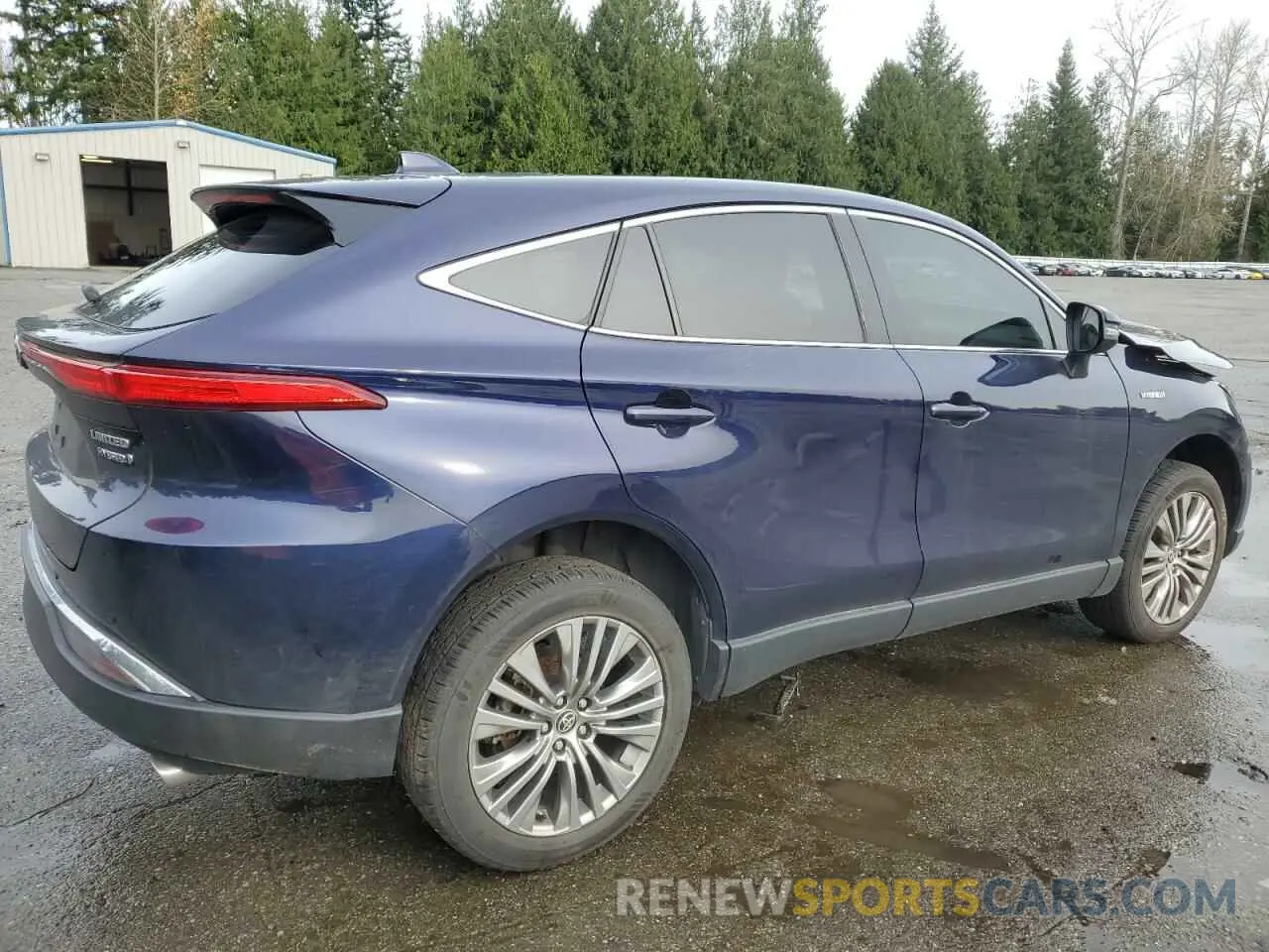 3 Photograph of a damaged car JTEAAAAH4MJ064565 TOYOTA VENZA 2021