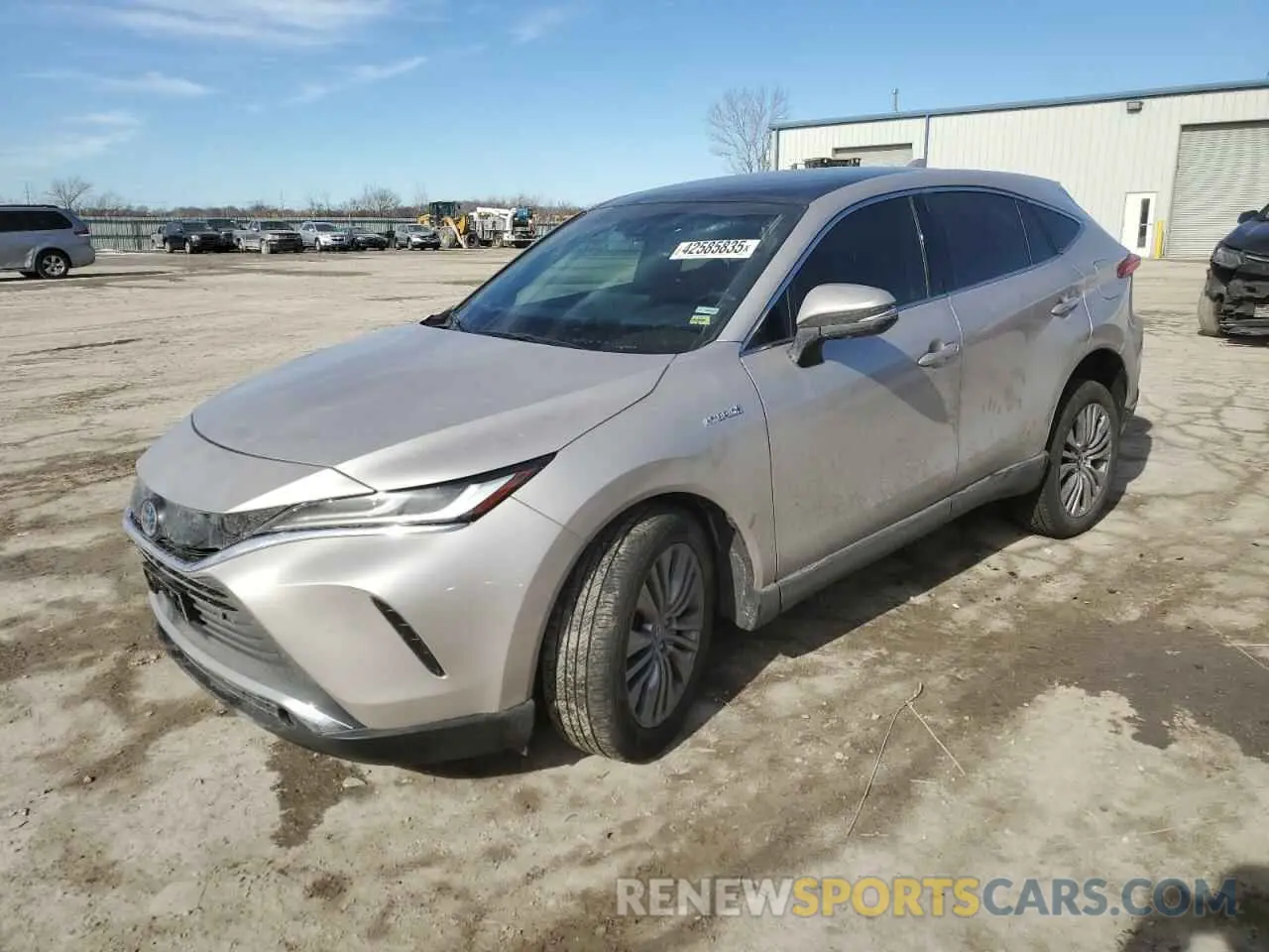 1 Photograph of a damaged car JTEAAAAH5MJ012605 TOYOTA VENZA 2021