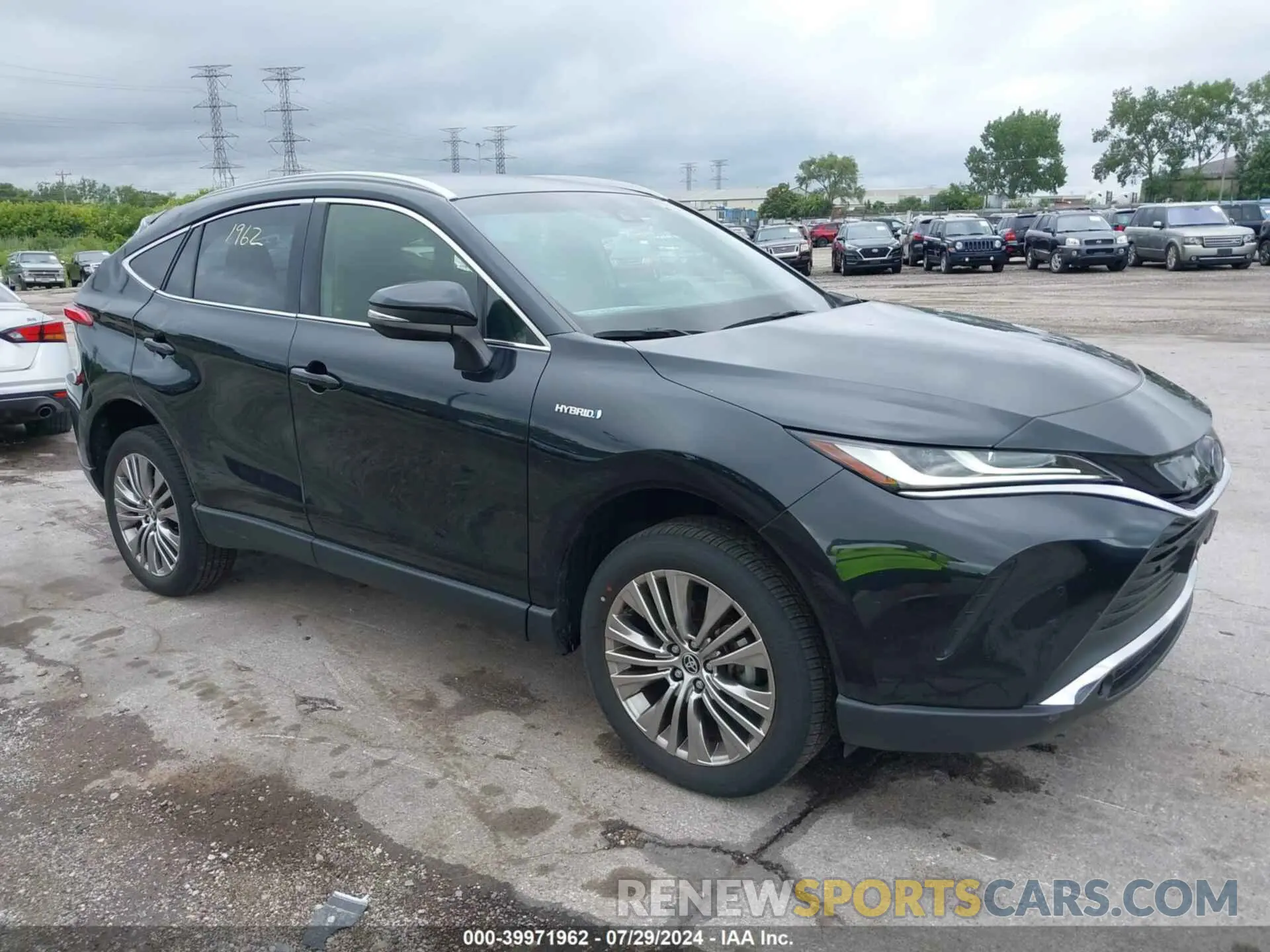 1 Photograph of a damaged car JTEAAAAH5MJ051632 TOYOTA VENZA 2021
