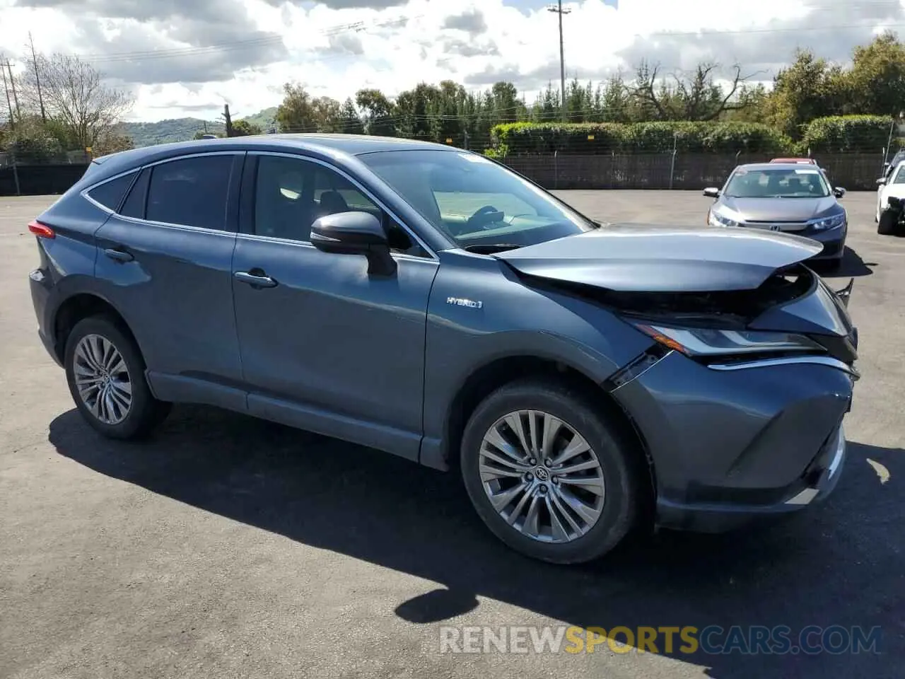 4 Photograph of a damaged car JTEAAAAH6MJ011625 TOYOTA VENZA 2021