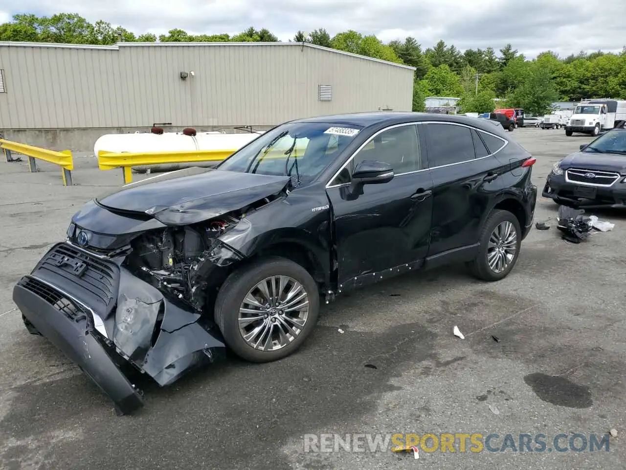 1 Photograph of a damaged car JTEAAAAH6MJ017604 TOYOTA VENZA 2021