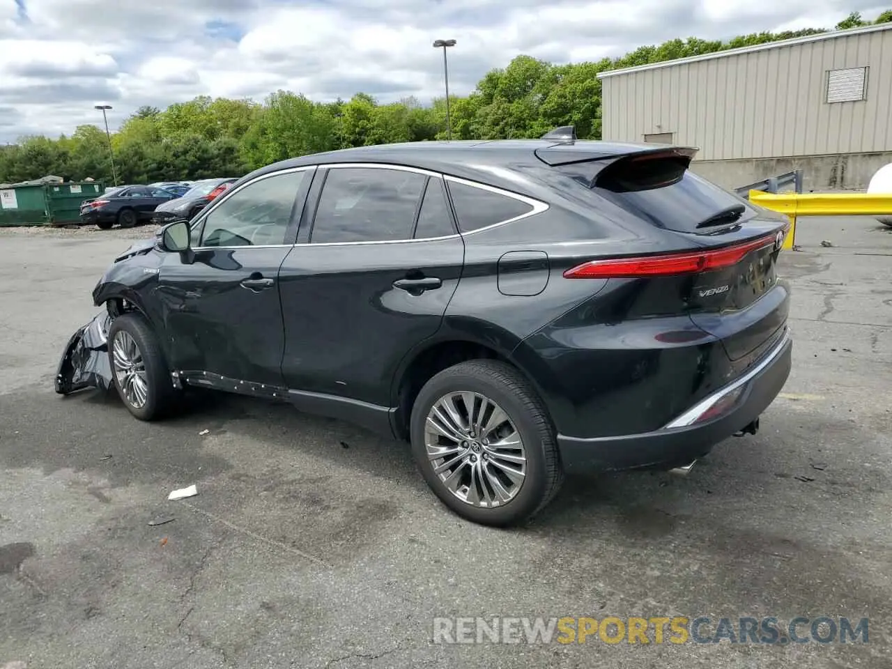 2 Photograph of a damaged car JTEAAAAH6MJ017604 TOYOTA VENZA 2021