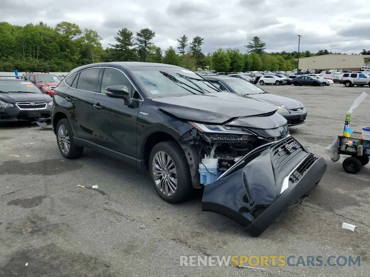 4 Photograph of a damaged car JTEAAAAH6MJ017604 TOYOTA VENZA 2021