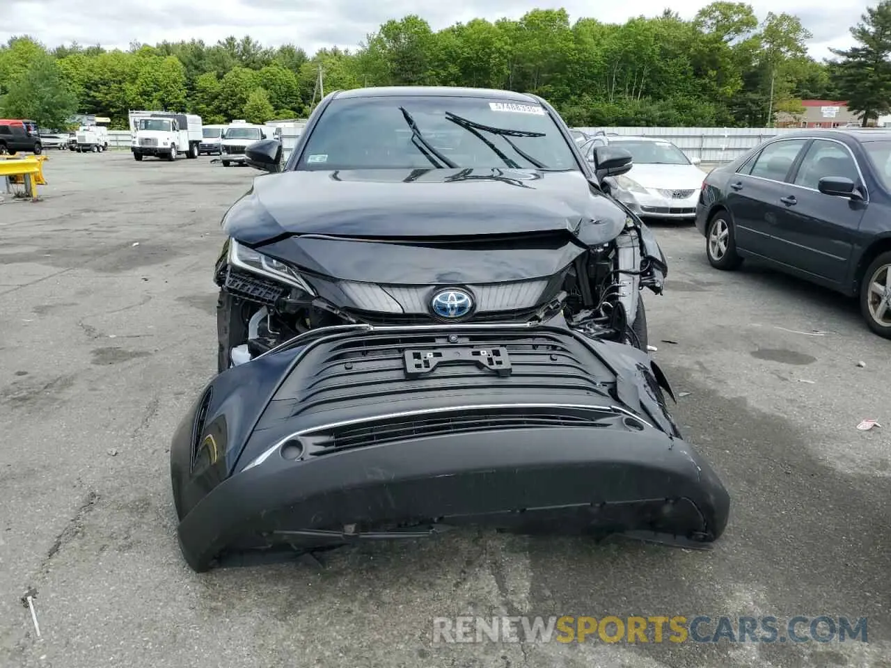 5 Photograph of a damaged car JTEAAAAH6MJ017604 TOYOTA VENZA 2021