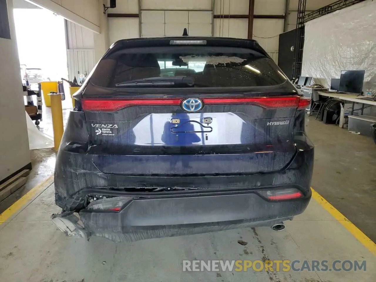 6 Photograph of a damaged car JTEAAAAH6MJ021300 TOYOTA VENZA 2021