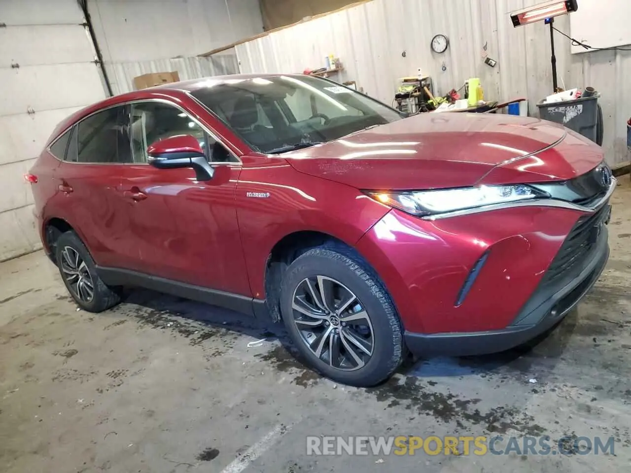 4 Photograph of a damaged car JTEAAAAH6MJ044334 TOYOTA VENZA 2021