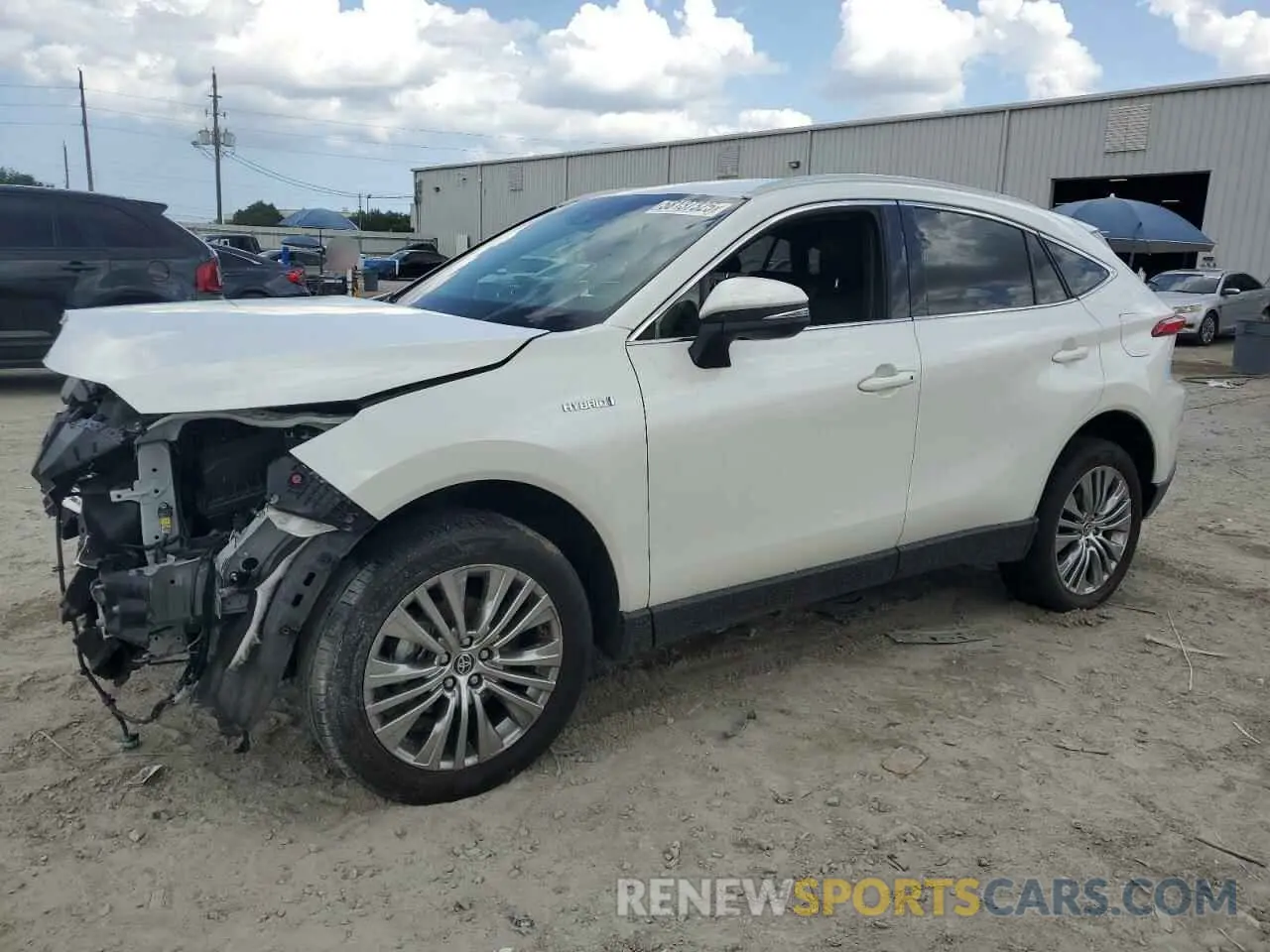 1 Photograph of a damaged car JTEAAAAH6MJ052885 TOYOTA VENZA 2021