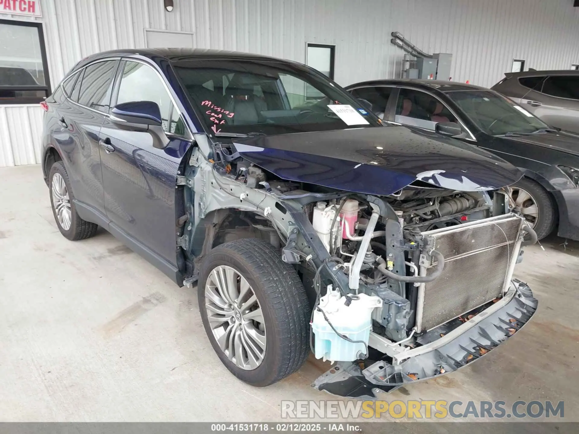 1 Photograph of a damaged car JTEAAAAH7MJ008247 TOYOTA VENZA 2021