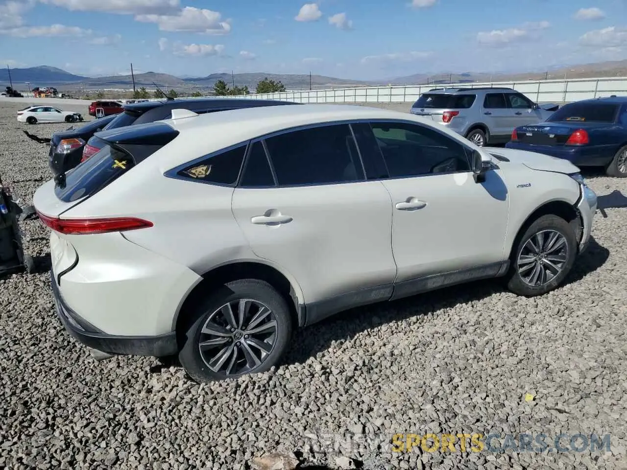 3 Photograph of a damaged car JTEAAAAH7MJ031219 TOYOTA VENZA 2021