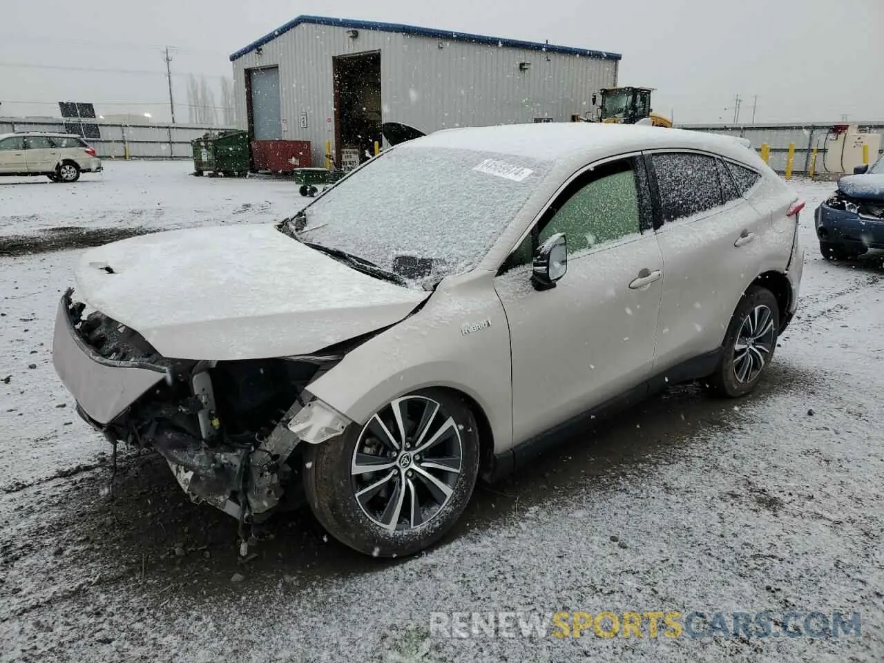 1 Photograph of a damaged car JTEAAAAH7MJ040003 TOYOTA VENZA 2021