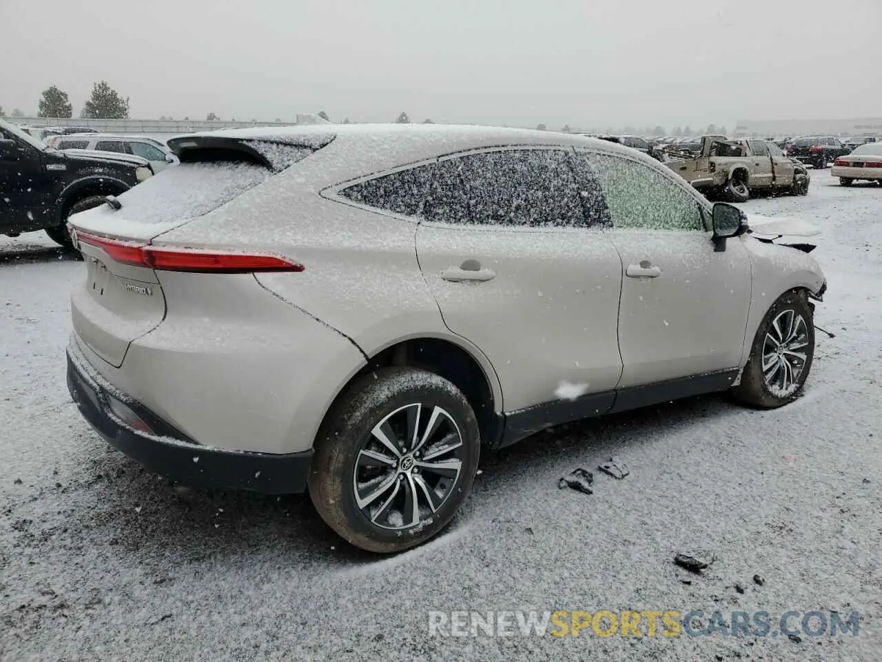 3 Photograph of a damaged car JTEAAAAH7MJ040003 TOYOTA VENZA 2021