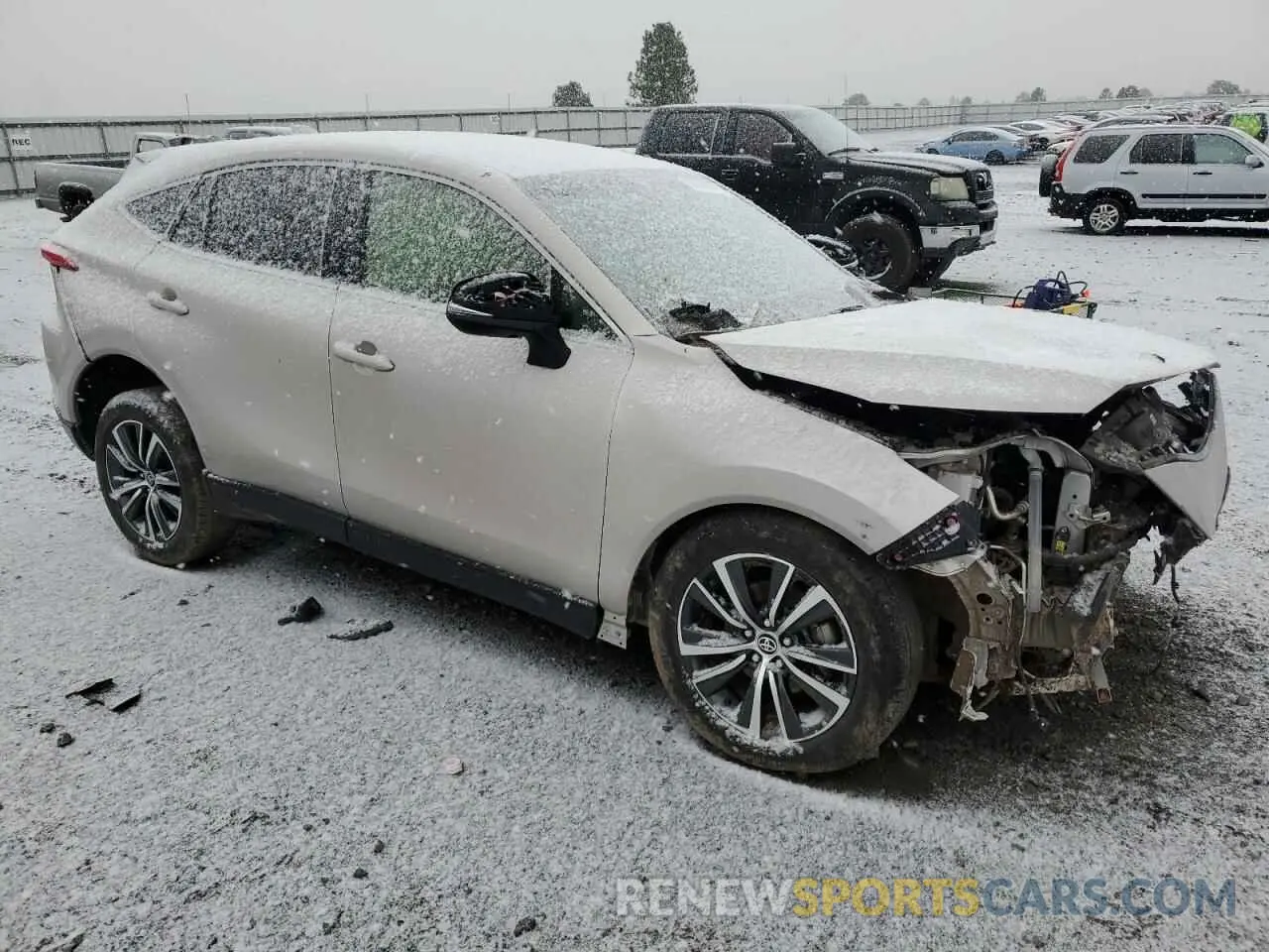 4 Photograph of a damaged car JTEAAAAH7MJ040003 TOYOTA VENZA 2021