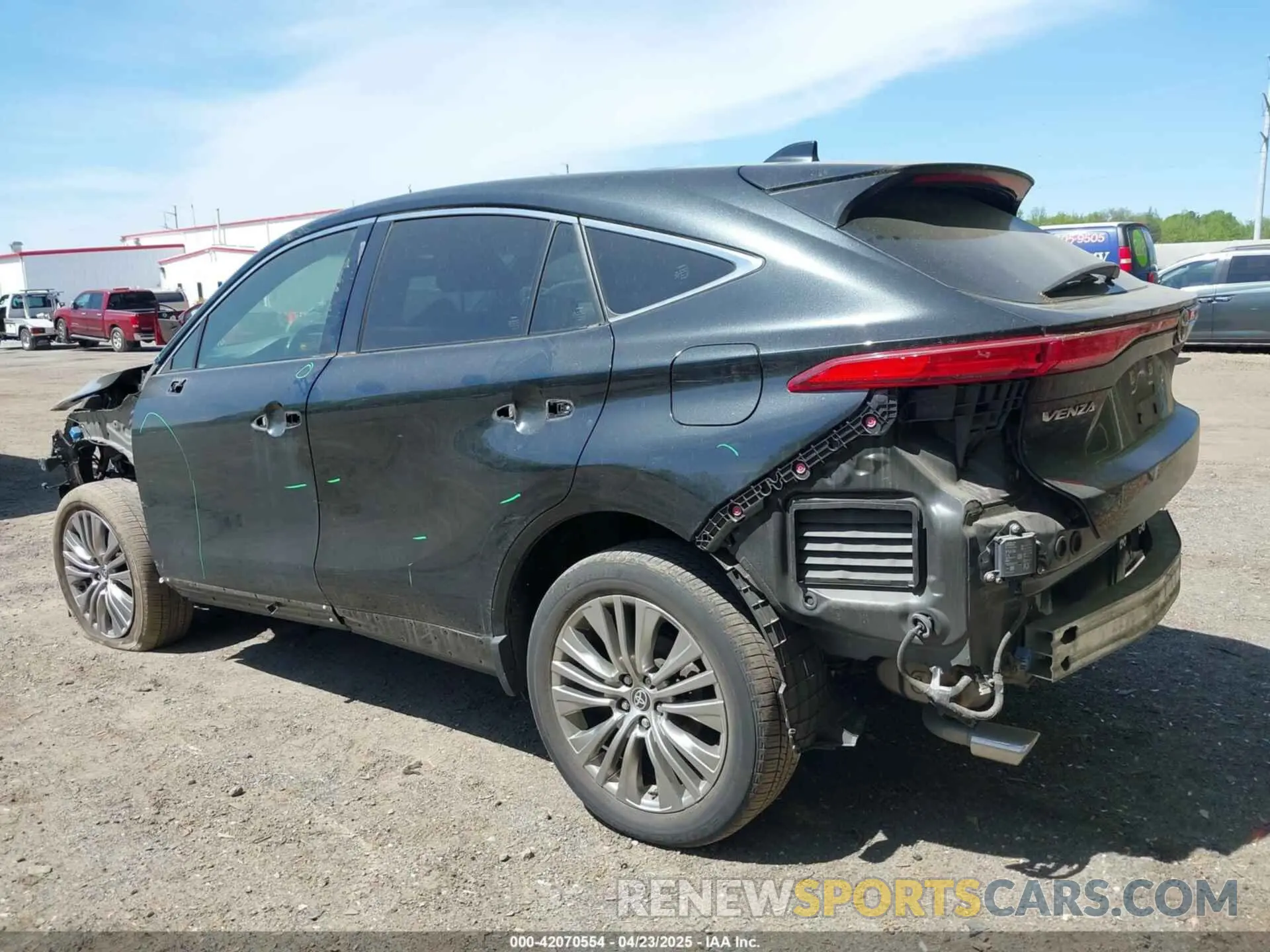 3 Photograph of a damaged car JTEAAAAH7MJ046500 TOYOTA VENZA 2021