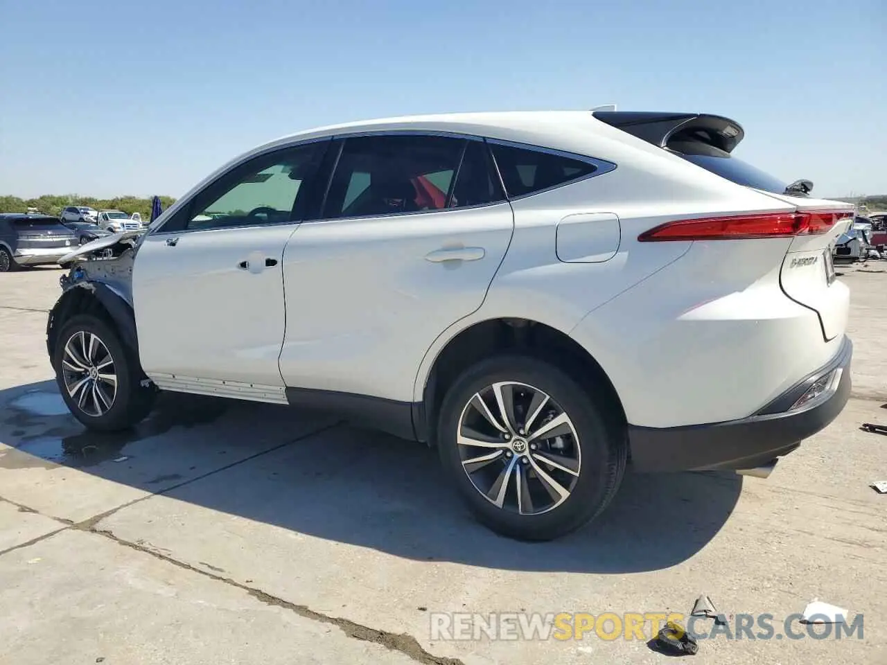 2 Photograph of a damaged car JTEAAAAH7MJ053043 TOYOTA VENZA 2021