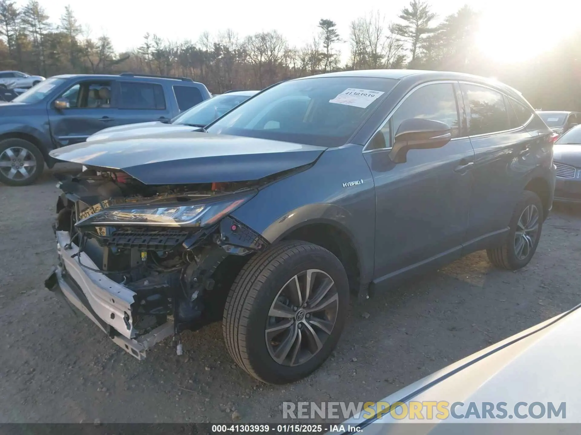 2 Photograph of a damaged car JTEAAAAH7MJ054564 TOYOTA VENZA 2021