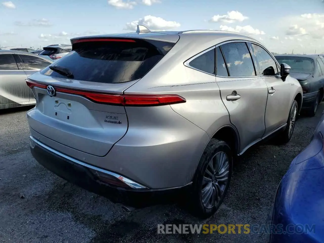 3 Photograph of a damaged car JTEAAAAH7MJ059263 TOYOTA VENZA 2021