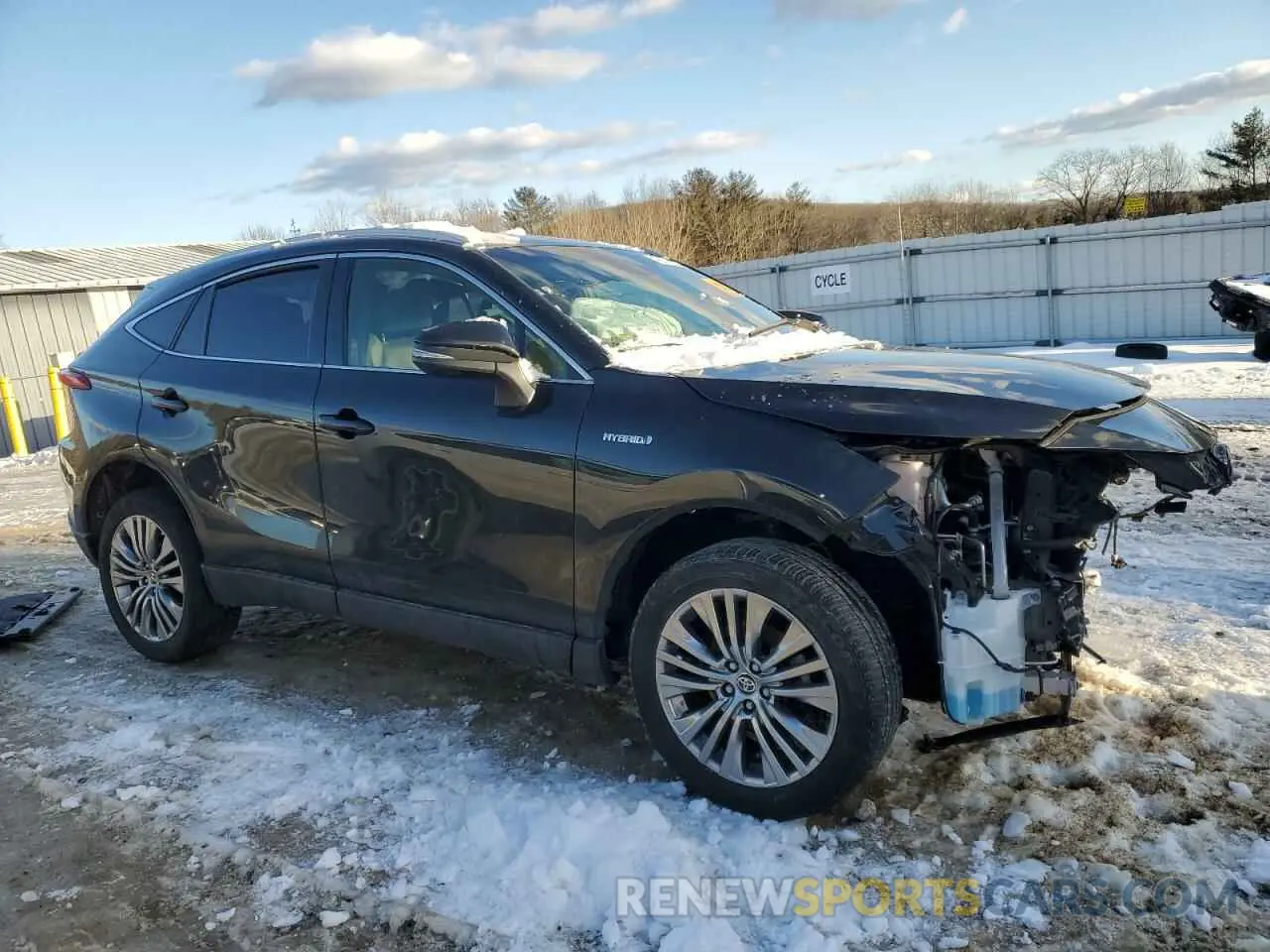 4 Photograph of a damaged car JTEAAAAH7MJ063149 TOYOTA VENZA 2021