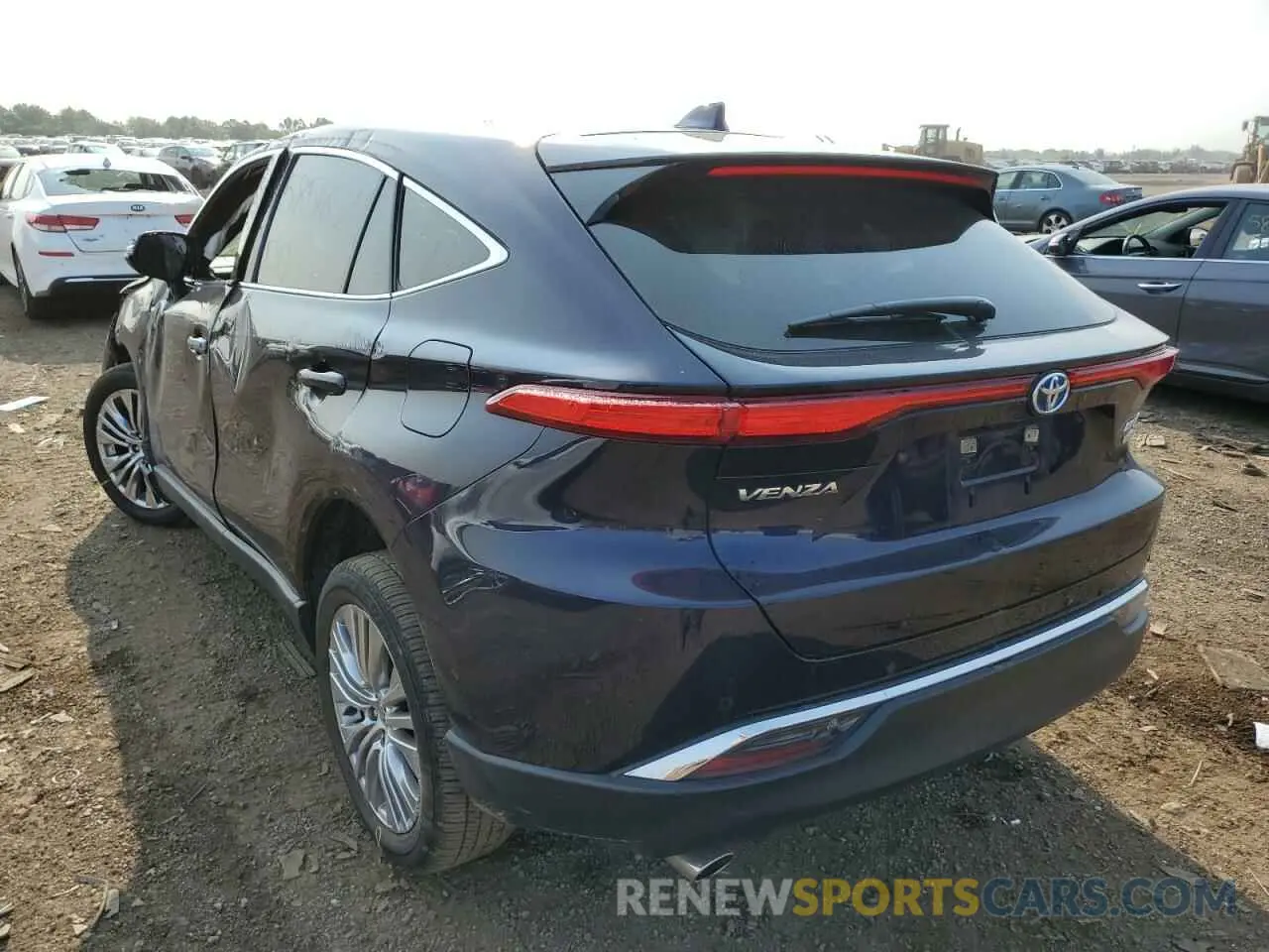 3 Photograph of a damaged car JTEAAAAH8MJ000223 TOYOTA VENZA 2021