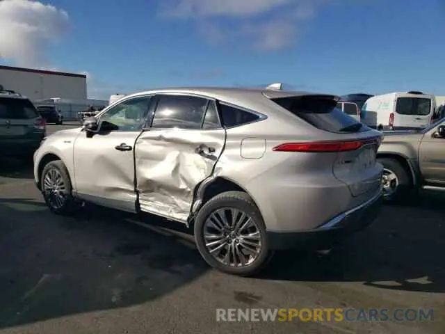 2 Photograph of a damaged car JTEAAAAH8MJ003459 TOYOTA VENZA 2021