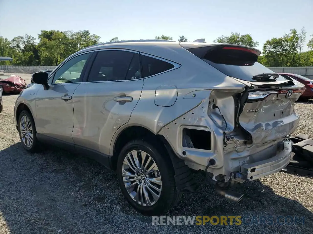 2 Photograph of a damaged car JTEAAAAH8MJ006393 TOYOTA VENZA 2021