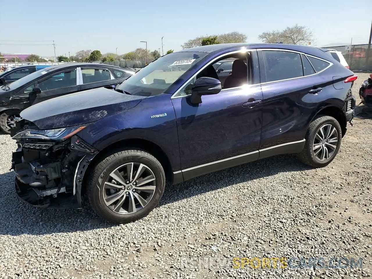 1 Photograph of a damaged car JTEAAAAH8MJ011951 TOYOTA VENZA 2021