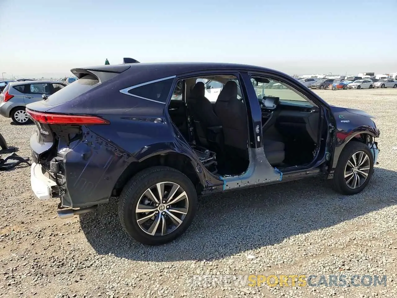 3 Photograph of a damaged car JTEAAAAH8MJ011951 TOYOTA VENZA 2021