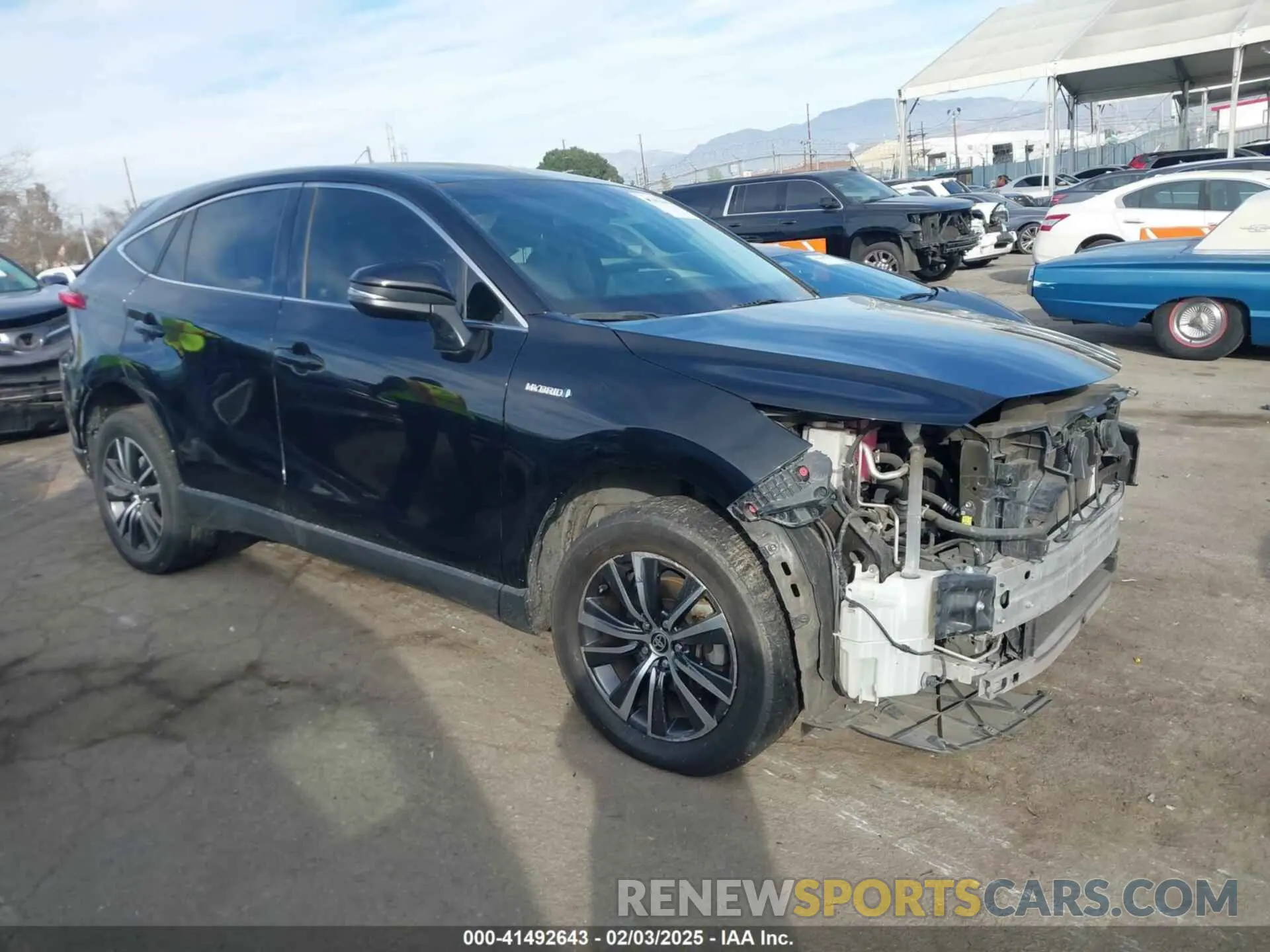 1 Photograph of a damaged car JTEAAAAH8MJ031018 TOYOTA VENZA 2021