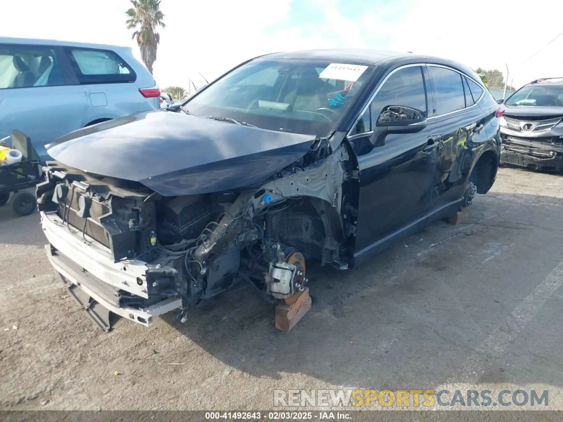 2 Photograph of a damaged car JTEAAAAH8MJ031018 TOYOTA VENZA 2021