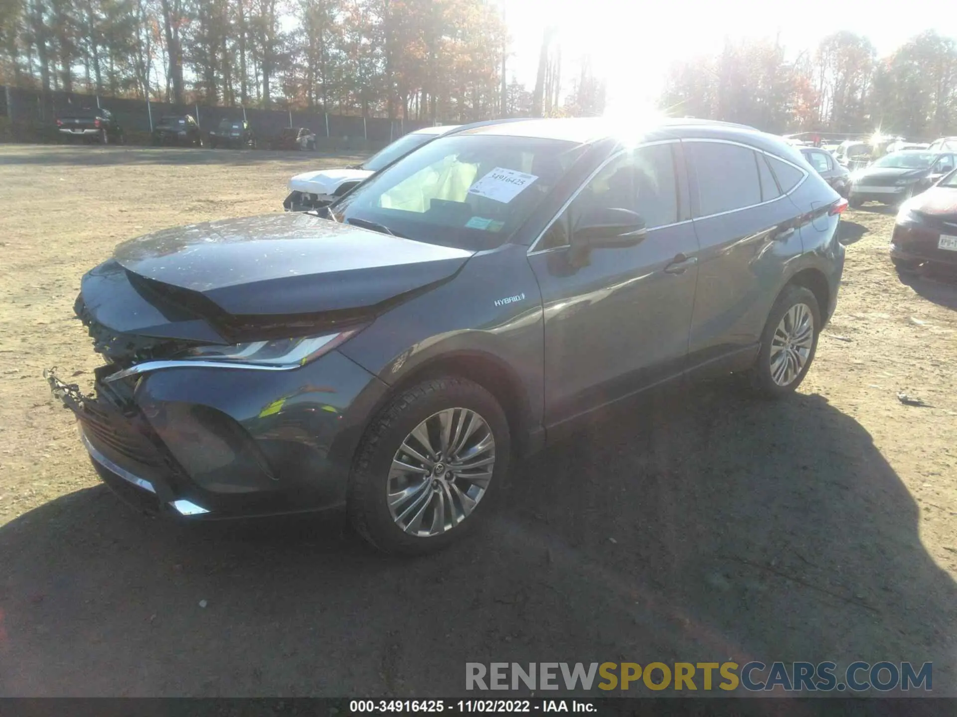 2 Фотография поврежденного автомобиля JTEAAAAH8MJ055867 TOYOTA VENZA 2021